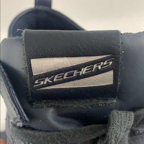 Skechers Women's Midtown Sneaker 730 Navy Leather - Picture 8 of 8